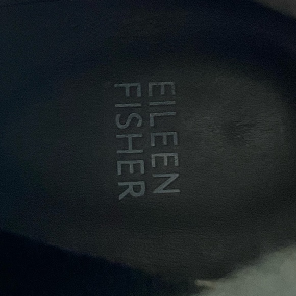 Eileen Fisher Leather Suede Knit Heel Later Bootie - Picture 9 of 9